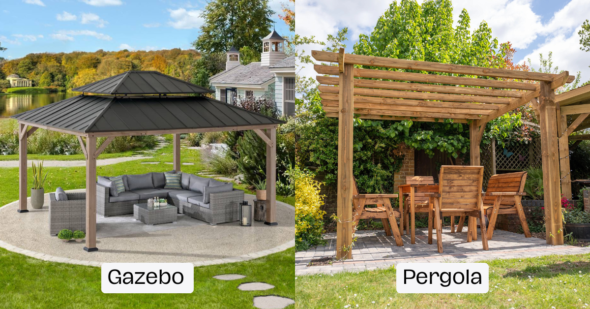 Which outdoor structure is Best For Your Garden, a Pergola or a Gazebo?