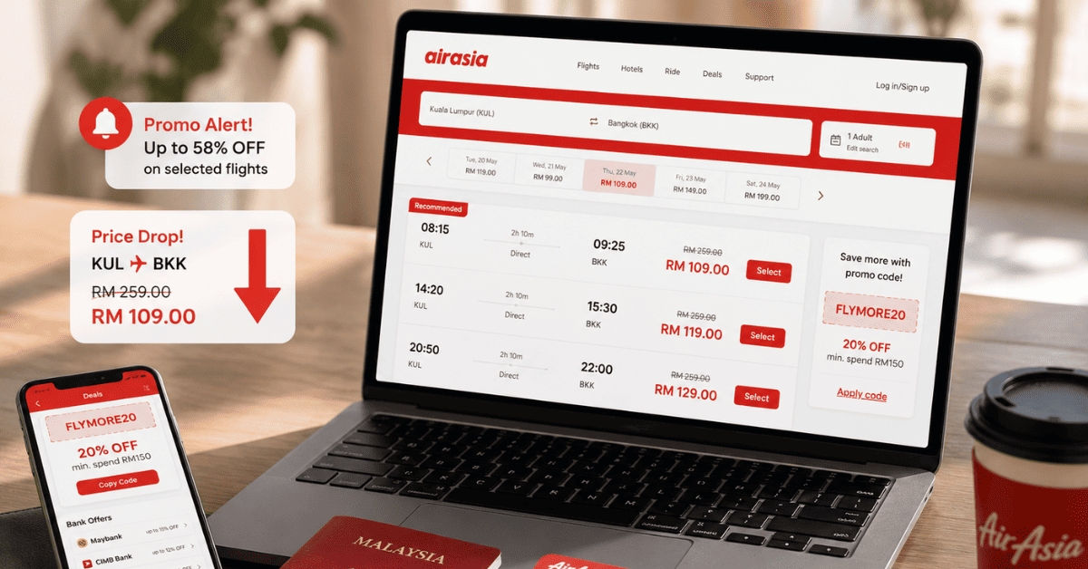 5 Ways to Get Cheaper AirAsia Flights Using Deals and Promo Codes
