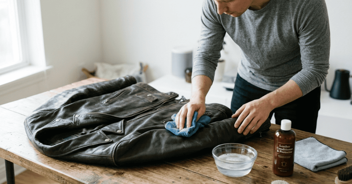 How to Clean a Leather Jacket at Home Without Damaging Its Finish